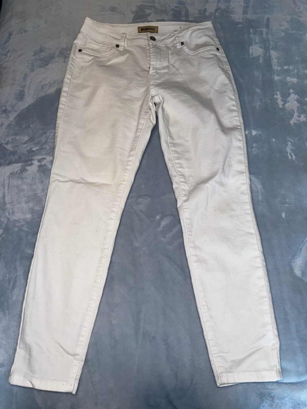 Blue Spice White Casual Jeans